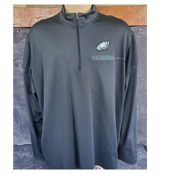 Nike NFL Onfield Apparel Philadelphia Eagles Long Sleeve Dri Fit Men's 3XL - Picture 1 of 9
